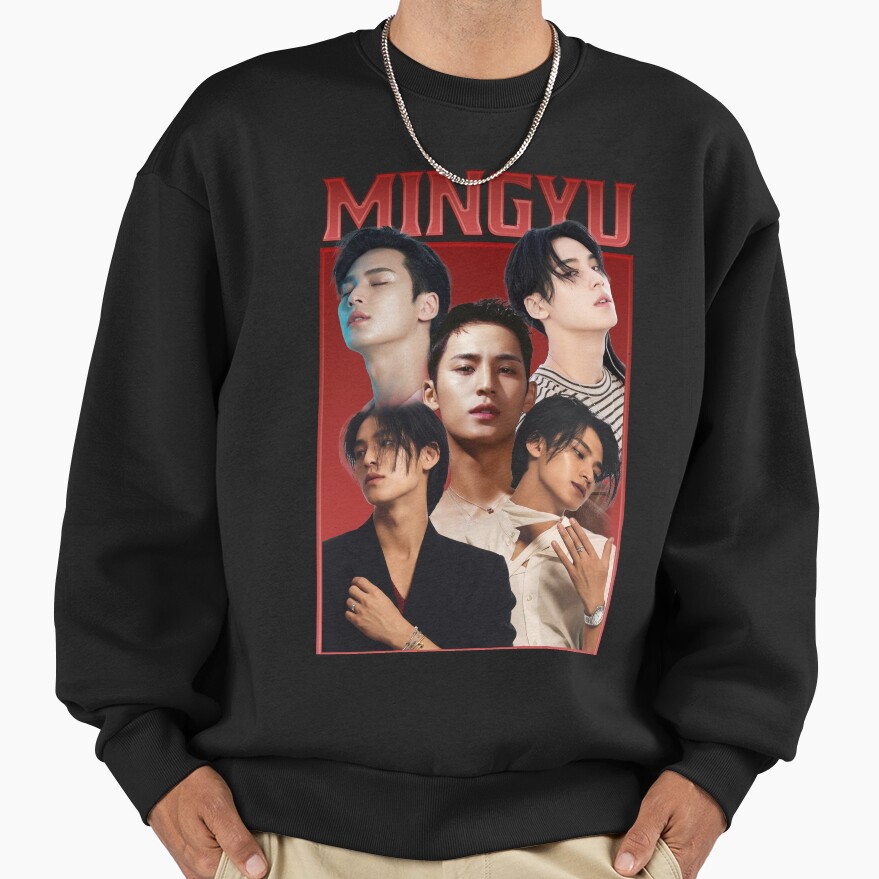 Mingyu Vintage Bootleg Tee Sweatshirt - Image 2