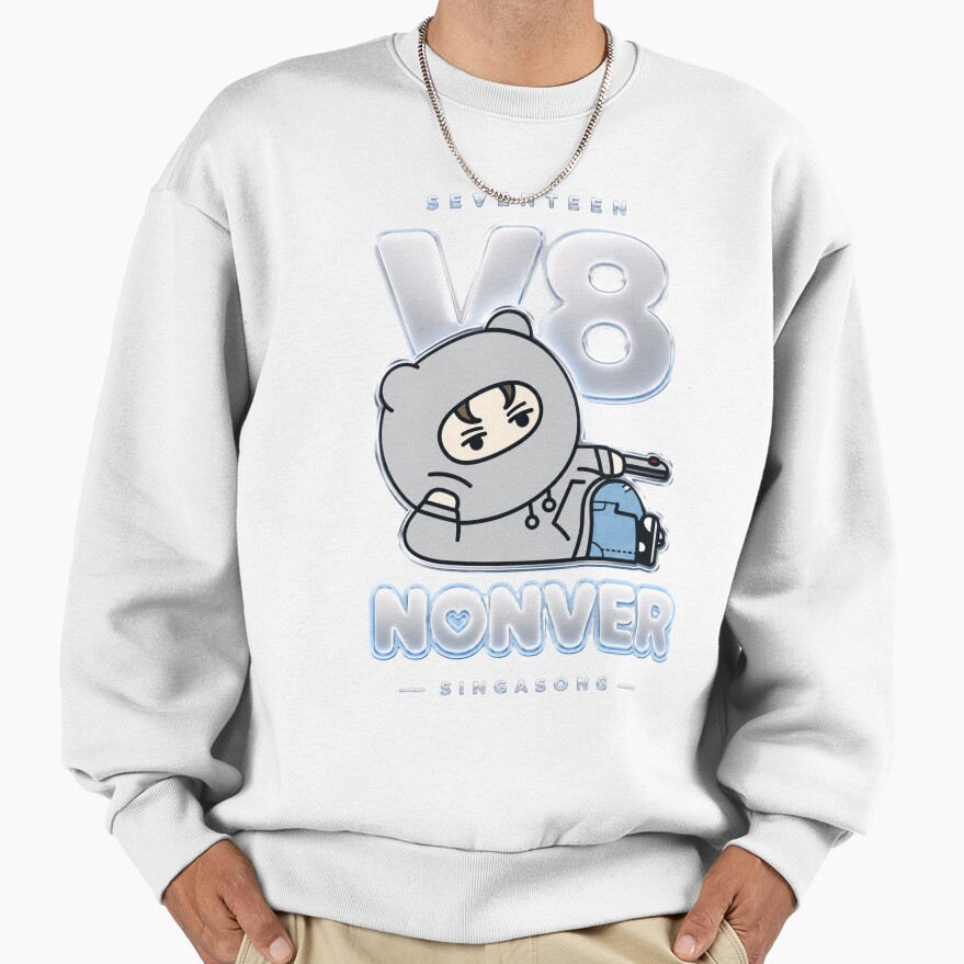 Copy Of Adorable Seventeen Vernon Miniteen Nonver Kpop Plushie Art Sweatshirt