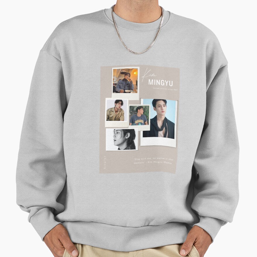 Seventeen Mingyu Collage Art Sweatshirt - Image 4