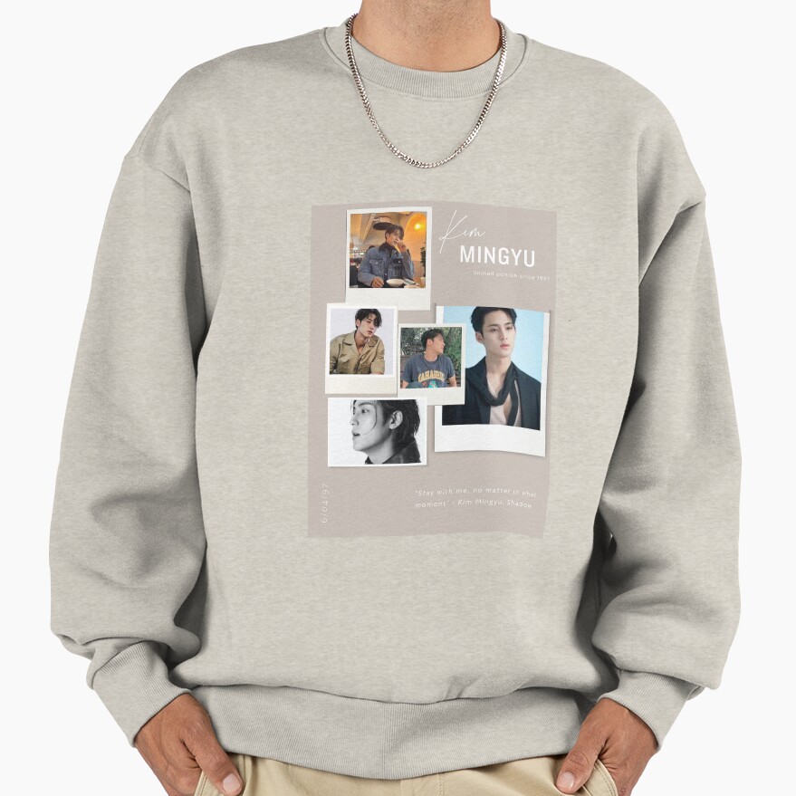 Seventeen Mingyu Collage Art Sweatshirt - Image 3
