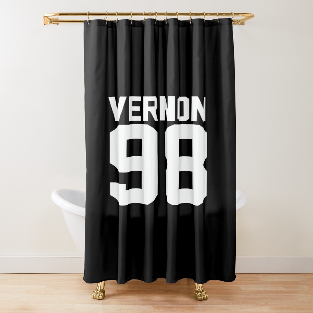 Seventeen Vernon Jersey Shower Curtain