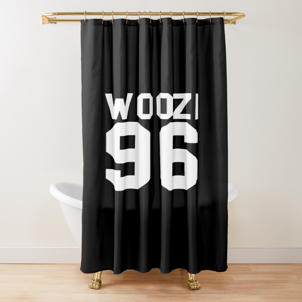Seventeen Woozi Jersey Shower Curtain