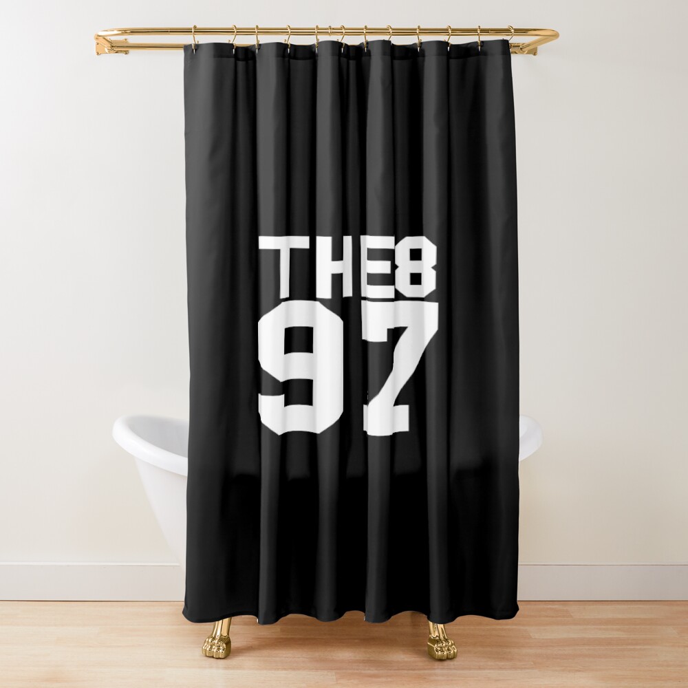 Seventeen The8 Jersey Shower Curtain
