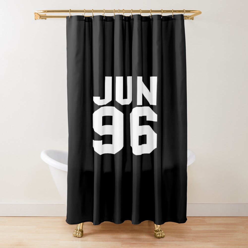 Seventeen Jun Jersey Shower Curtain