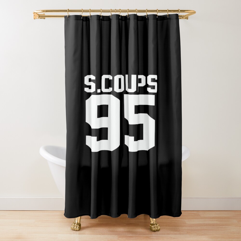 Seventeen Scoups Jersey Shower Curtain