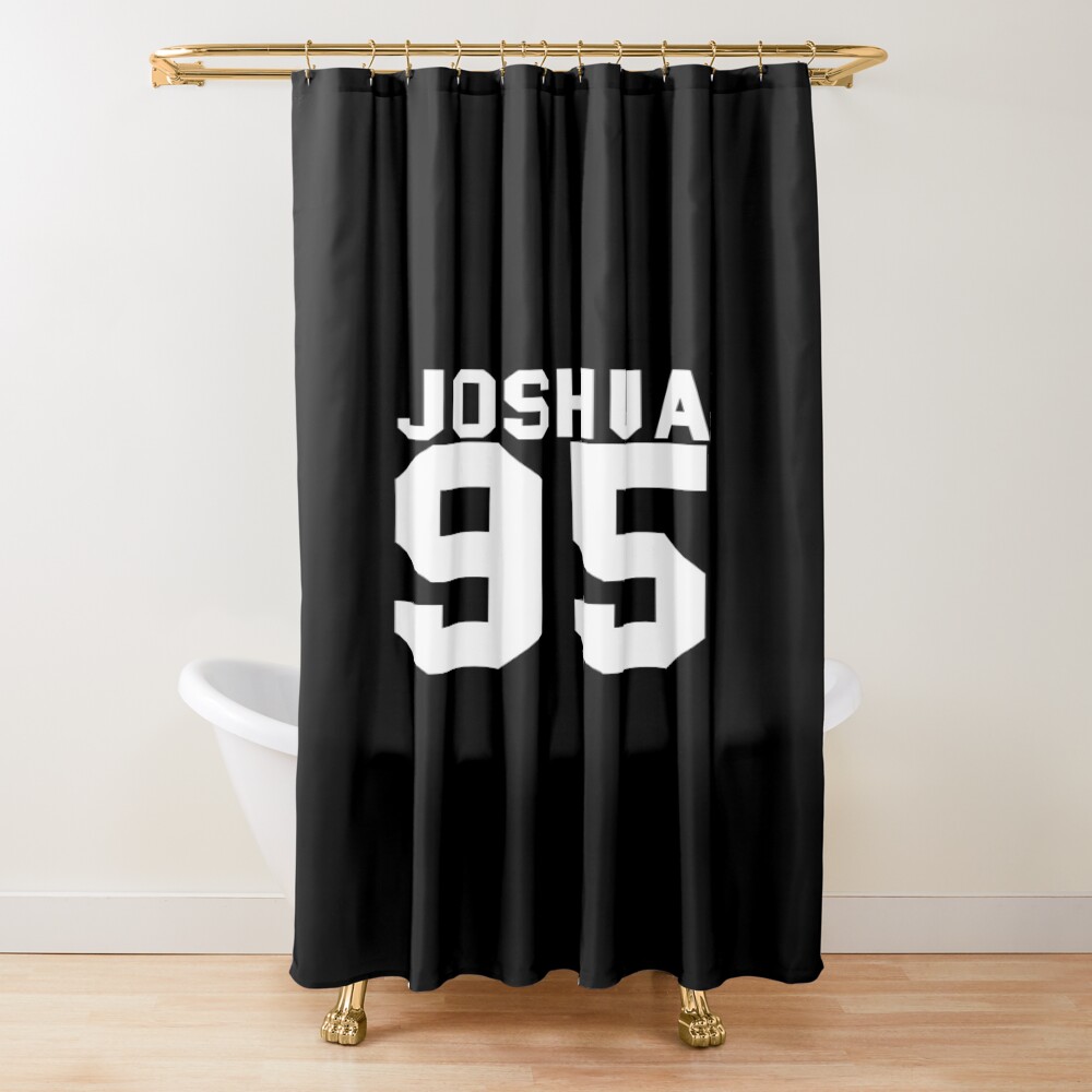 Seventeen Joshua Jersey Shower Curtain