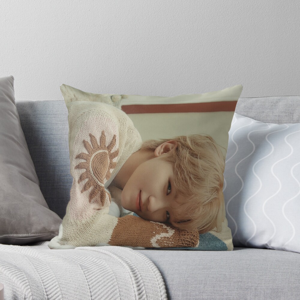 Seventeen Woozi Power Of Love Throw Pillow